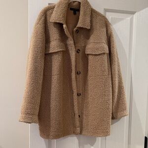 Banana Republic Tan Sherpa Jacket